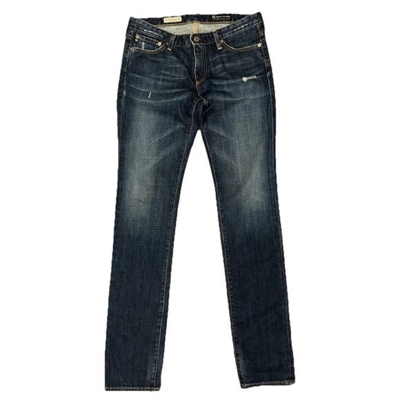 Adriano Goldschmied Jeans Blue Women’s 28R The Premiere Skinny Straight - Picture 1 of 15